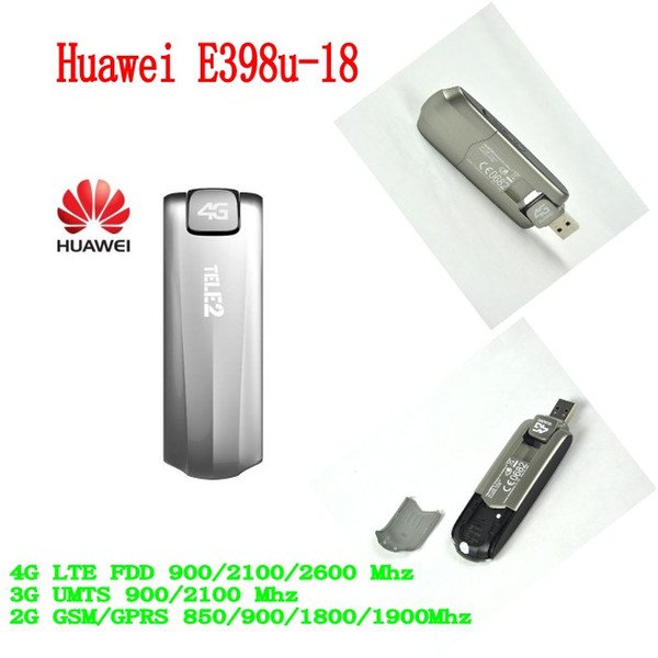 Unlocked HUAWEI E398 E398u-18 4G LTE 100 mbps 900/2100/2600 Mhz USB Wireless modem broadband