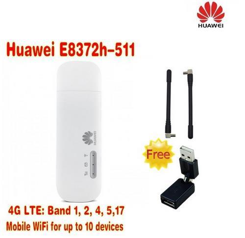 Huawei E8372h-511 LTE FDD Band B1/B2/B4/B5/B17(2100/1900/AWS/850/700/1700) 3G DC-HSPA/UMTS BandB1/B2/B4/B5 MiFi modem stick