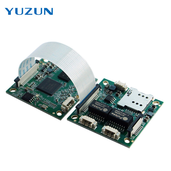 Double dual ethernet network interface net port 3G 4G WiFi module gsm router board with sim card slot