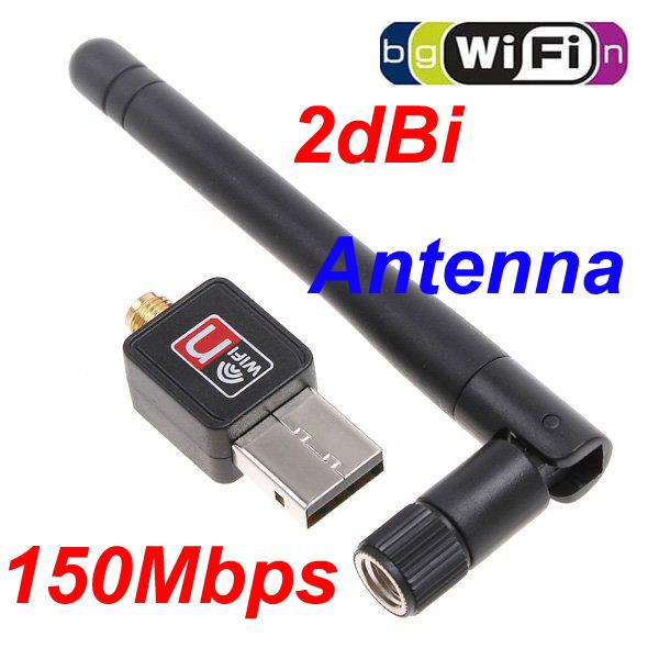 Mini 150M(150Mbps) USB WiFi Wireless Network Card 802.11 n/g/b LAN Adapter with Antenna C1289