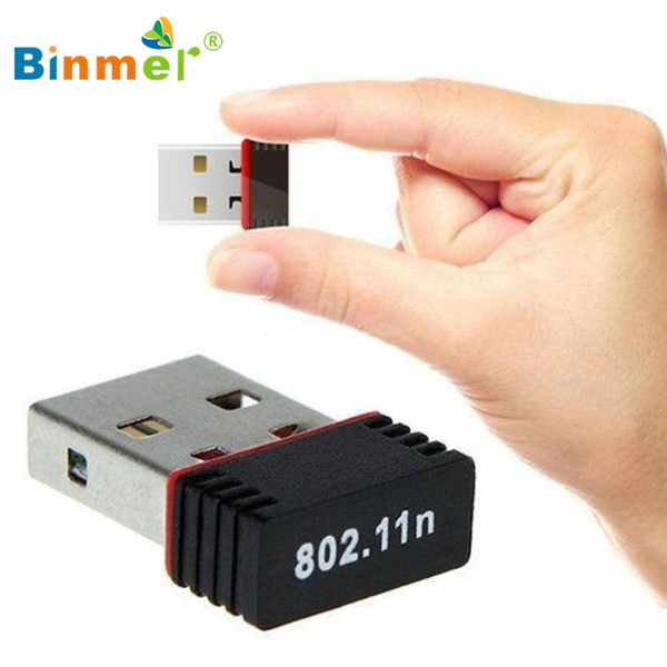 Wholesale- TOP QUALITY Wireless USB 2.0 150Mbps Speed USB Adapter WiFi 802.11n 802.11g 150M Network Lan Cards JUN15