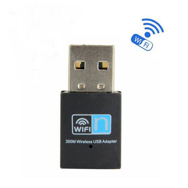 300M Wireless Mini USB WIFI Adapter IEEE 802.11n g b Netword Card Antenna Wifi Signal Transmitter Receiver Desktop WLAN Adapter