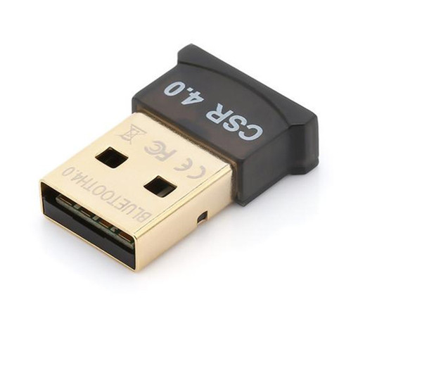 Mini USB Bluetooth V4.0 Dual Mode Wireless Dongle Gold plated connector CSR 4.0 Adapter Audio Transmitter For Win7 8 XP 25