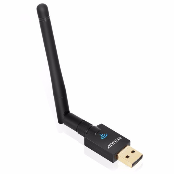 Wholesale- 5ghz USB Wifi Adapter 600mbps Wifi Antenna 2dbi support Windows Mac 802.11ac USB Network Card wifi dongle for desktop laptop PC