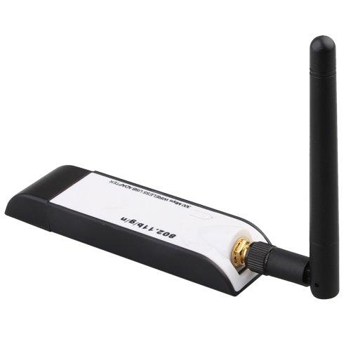 Wholesale- USB KEY DONGLE WIFI 300MBPS WIRELESS LAN CARD ANTENNA