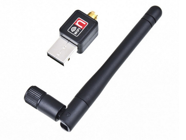 Wholesale Mini 150Mbps USB Wireless Network Card WiFi LAN Adapter Antenna Mini PC wifi adapter