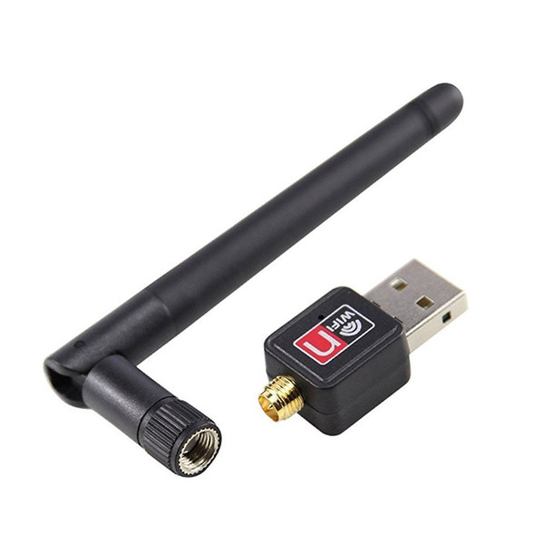 150Mbps mini USB wireless network card WiFi USB Network Adapter USB 2.0 Station WIFI receiver adapter External Antenna