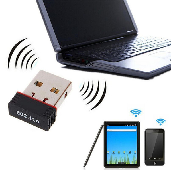 150Mbps Mini USB WiFi Wireless Adapter LAN 802.11 n/g/b Adapter Nano Network N Fast 150M LAN Adapter For for Desktop Laptop