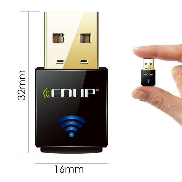 DHL EMS free shipping EDUP EP-N1557 Nano mini network card 11N 300Mbps wireless-N wifi usb adapter dongle wifi receiver transmitter