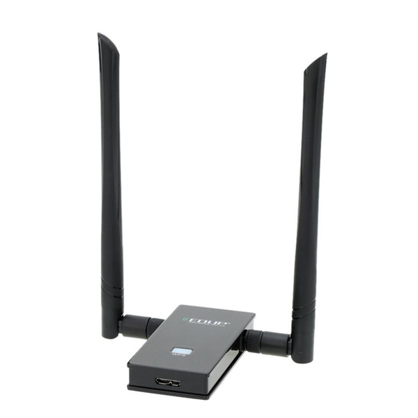 EDUP Dual Band 2.4GHz 5GHz 802.11AC 1200Mbps IEEE 802.11 a/b/n/g/ac Wireless Wifi USB Adapter Network Card with Antennas + Cable