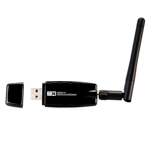 Mini 300Mbps USB Wireless WiFi Wi Fi Wi-Fi Network Adapter with External Antenna Networking 802.11n/g/b