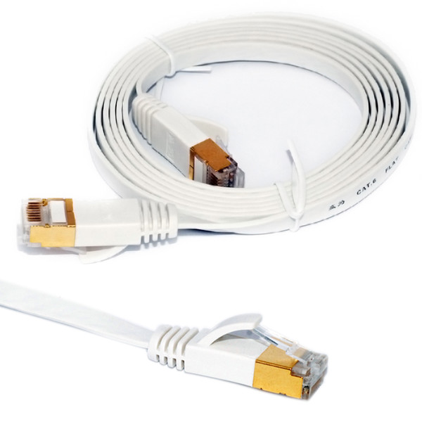 RJ45 Cat 6 Ethernet Cable Flat Internet Network Lan Patch Cords for Router modem 0.5/1.5M