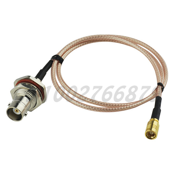 1.7ft 50cm RF BNC Jack bulkhead with O-ring to SMB Jack female Straight RG316 Pigtail Cable Antenna Feeder cable assembly