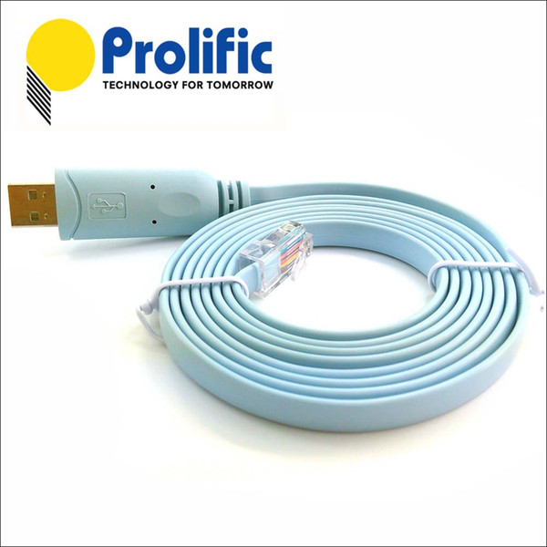 Prolific Pl2303ra Usb RS232 To RJ45 Console Cable for Cisco H3C HP Arba Huawei Fortinet Router Ftdi Usb Console Cable