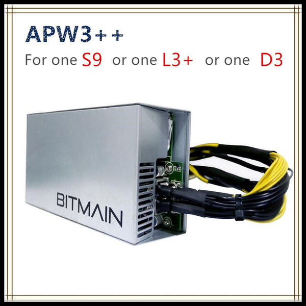 NEW Bitmain Antminer APW3++ PSU 6PIN*10 ORIGINAL Power Supply For D3 S9 L3+ And BAIKAL x10 1600W DHL Free