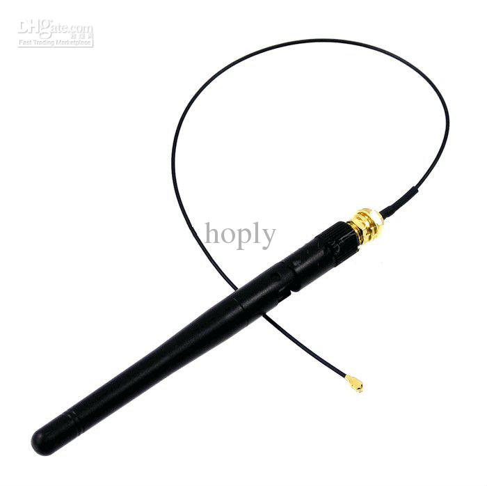 4-inch 3dbi Standard WiFi Antenna with Pigtail (10 Inch and 14 Inch Pigtail Optional)