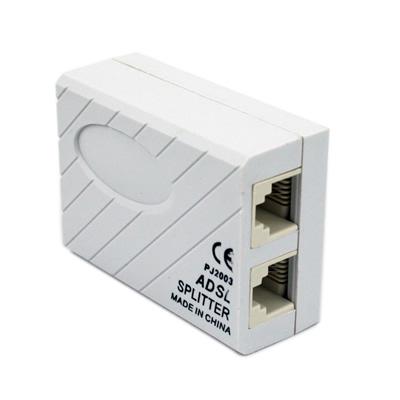 RJ11 Cable Line ADSL Fax Modem Phone Network Jack Micro Filter Splitter Adapter