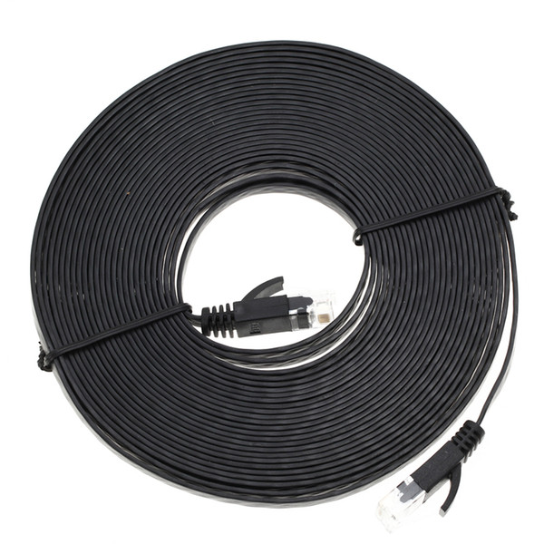 New High Quality 1M/3M/5M/10M Aurum Cables Flat CAT6 Flat UTP Ethernet Internet Network Cable RJ45 Patch LAN Cable