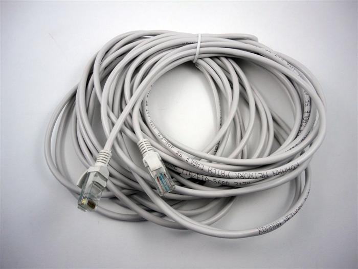 5m /10m CAT 5 RJ45 Ethernet Network Cable Patch Cable white cable 100pcs