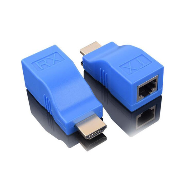 HDMI extender 30 meters network cable to hdmi HD network rj45 line signal amplification transmitter