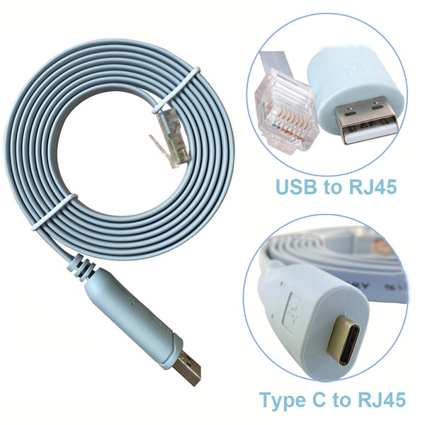 USB Console Cable FTDI chip USB to RJ45 Console Cable for Cisco Routers Setting and Controlling