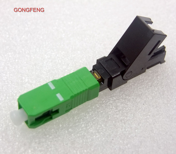 Free shipping GONGFENG 20pcs NEW FTTH Embedded Optic Fiber Fast Connector Self Propelled Cold Connector SC\APC Quick Connector