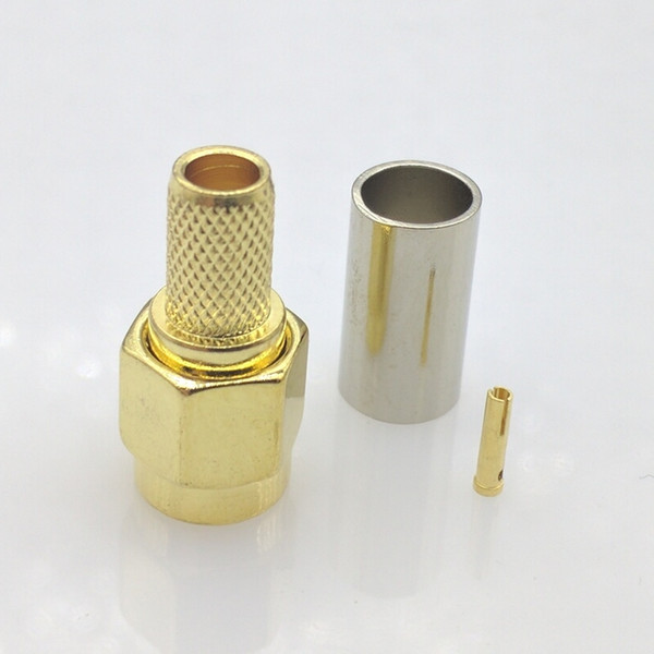 Free shipping SMA Female connector SMA female Plug LMR195 RG-400 RG-142 50-3 cable RF SMA coaxial connector 10pcs/lot