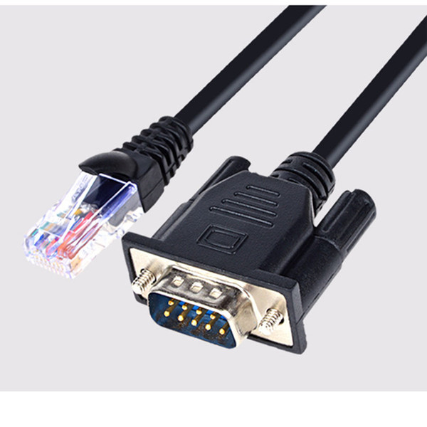 New Console Cable RJ45 to RS232 Cables 1M RJ45 to DB9 9pin Male Female Connectors For Router huawei