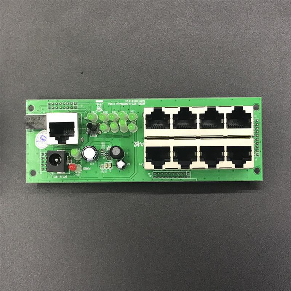 Mini router module Smart metal case with cable distribution box 8 ports router OEM modules with cable router Module motherboard