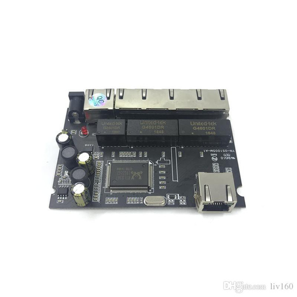 5-port Gigabit switch module is widely used in LED line 5 port 10/100/1000 m contact port mini switch module PCBA Motherboard 5 port 10/100/