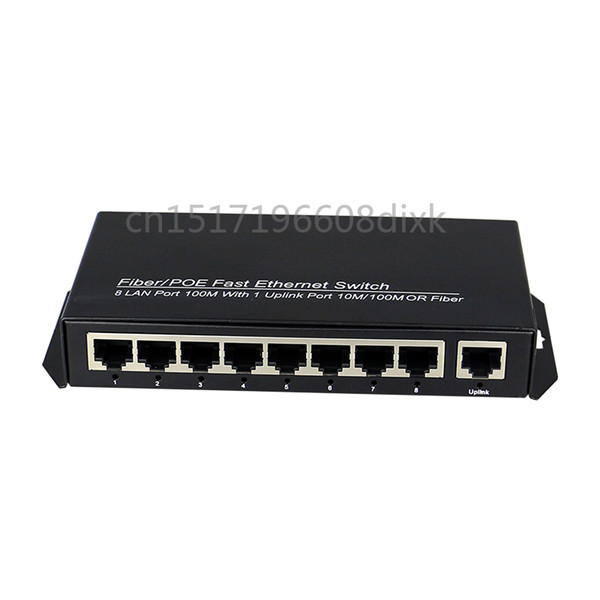 Freeshipping 8 port 10 / 100M POE Switch network of compatible network cameras and wireless AP power IEEE 802.3af(15.4W)