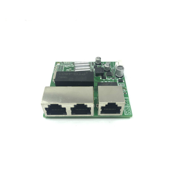 3-port Gigabit switch module is widely used in LED line 3 port 10/100/1000 m contact port mini switch module PCBA Motherboard