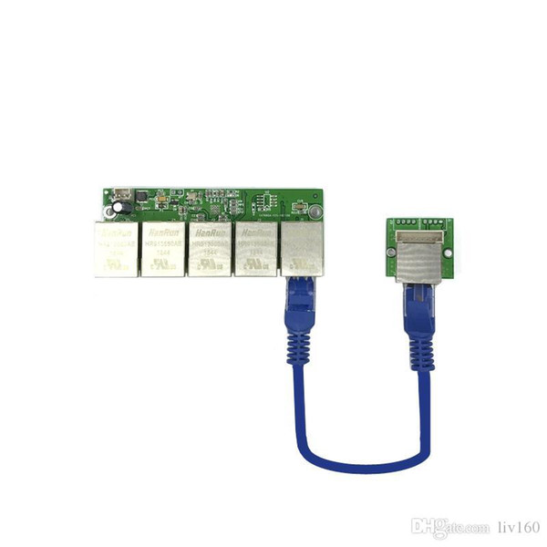 Unmanaged 5port 10/100M industrial switch module PCBA board OEM Auto-sensing Ports PCBA board OEM