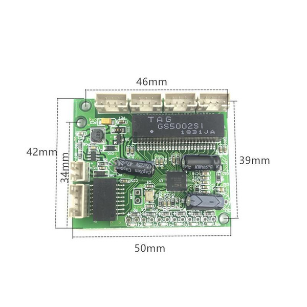 5-port 10/100Mbps DC3.3V Fast Ethernet Microswitch Module Wiring Box Splitter Low Power OEM Motherboar PCBA Board OEM Motherboard poe switch