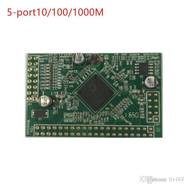 5-port 1000M and Gigabit switch motherboard customizable screw hole location network switch PBC factory direct Mother