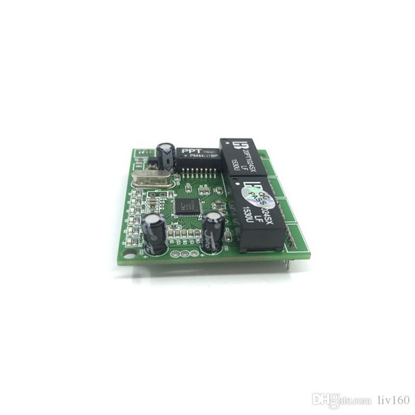 3/4/5 port 10/100Mbps pin header micro switch module mini compact 3.3V5V9V12V engineering server 5 port Motherboard