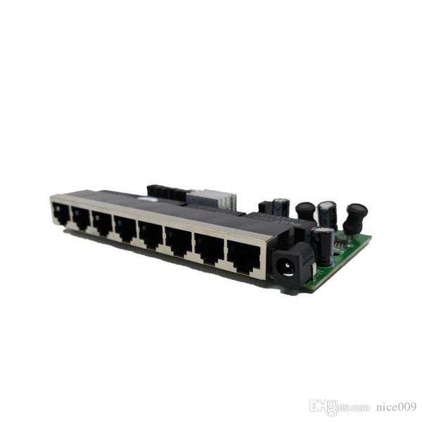 8 Port OEM New model Gigabit Switch module Desktop RJ45 Ethernet Switch module 10/100/1000mbps Lan Hub switch module