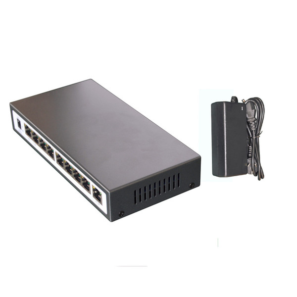 Freeshipping Newest BV Tech 100Mbps - SW800G 1+8 Port 130W 57V 802.3af Gigabit PoE Switch