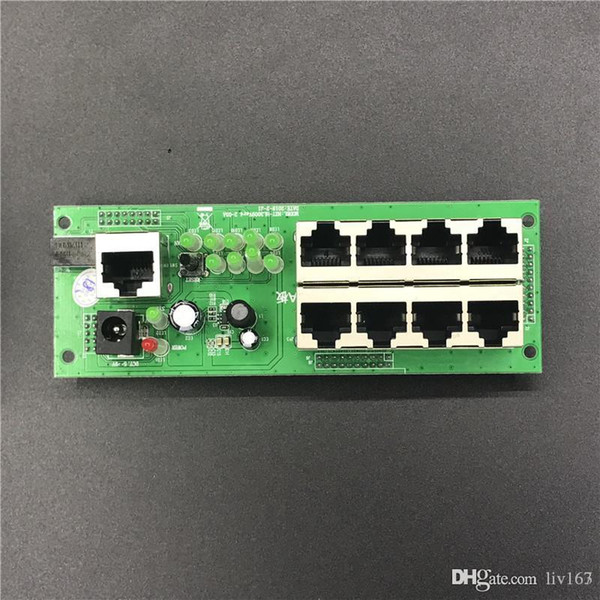 8 ports Mini router module Smart metal case with cable distribution box 8 ports router OEM modules with cable router Module mother