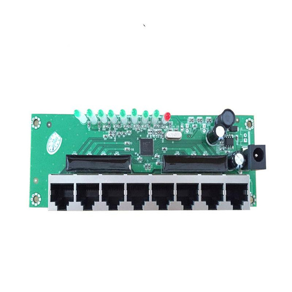 shenzhen network switches factory direct sell 8 port mini switch 8 rj45 switch hub mini size pcb board module