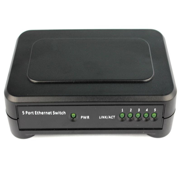 Brand 5 Port Gigabit Ethernet Switch cheapest network switches 10/100/1000mbps US EU plug switch lan combo