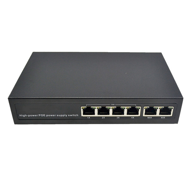 4 Port IEEE802.3af 100Mbps 2 layer full Duplex high power Over Ethernet IP Camera Network Switch AP Devices Network POE Switch