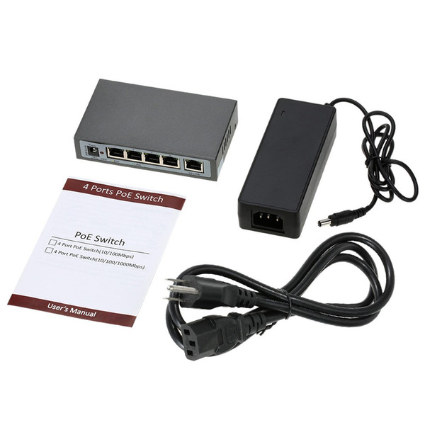 S697-US IEEE802.3at POE Switch/Injector Power over Ethernet for IP Camera VoIP Phone AP devices 104POE-AT