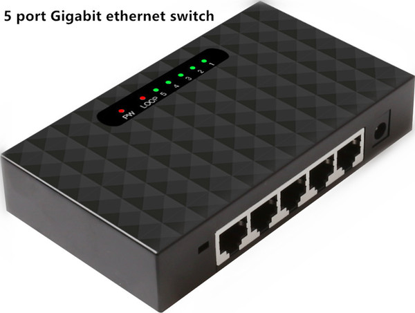 5 port Gigabit ethernet switch 10/100/1000M Network Switch wholesale