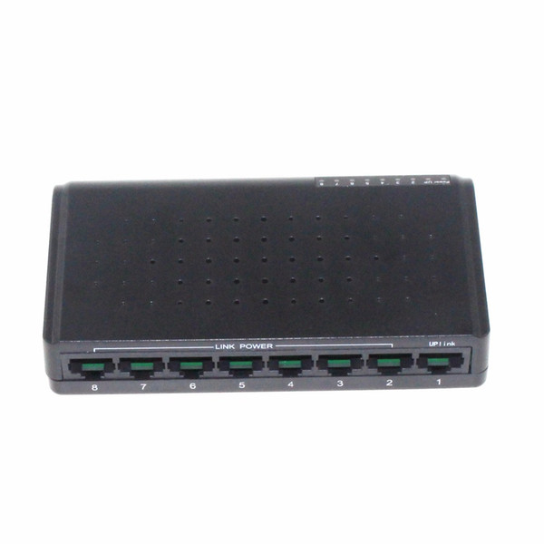 Freeshipping 100Mbps IEEE802.3x 8 Port S POE Switch Power over Ethernet Network Switch Ethernet for IP Camera VoIP Phone AP devices