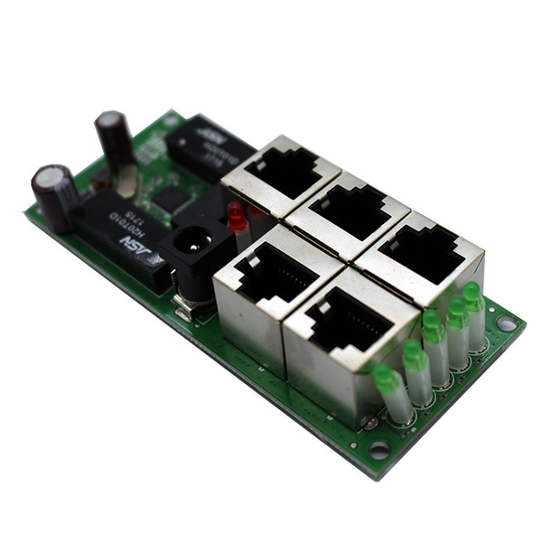 mini design ethernet switch circuit board network switch module 10/100mbps 5 port PCBA board