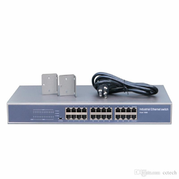 OEM 1U rackmount Steel case 24 port gigabit ethernet switch 10 100 1000BaseTx Rx Full duplex rj45 network switch