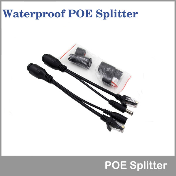 free shipping! Waterproof POE Adapter cable POE switch Cable POE Splitter Injector separator combiner