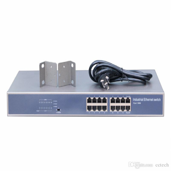 Wholesale China Top quality desktop rackmount 16 port Gigabit Switch 90-265v AC voltage 10 100 1000mbps rj45 ethernet switch