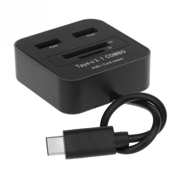 2 Port USB3.1 Type -C (SD/TF) the latest USB3.1 Type-C Interface Combo Hub Card reader From alisy